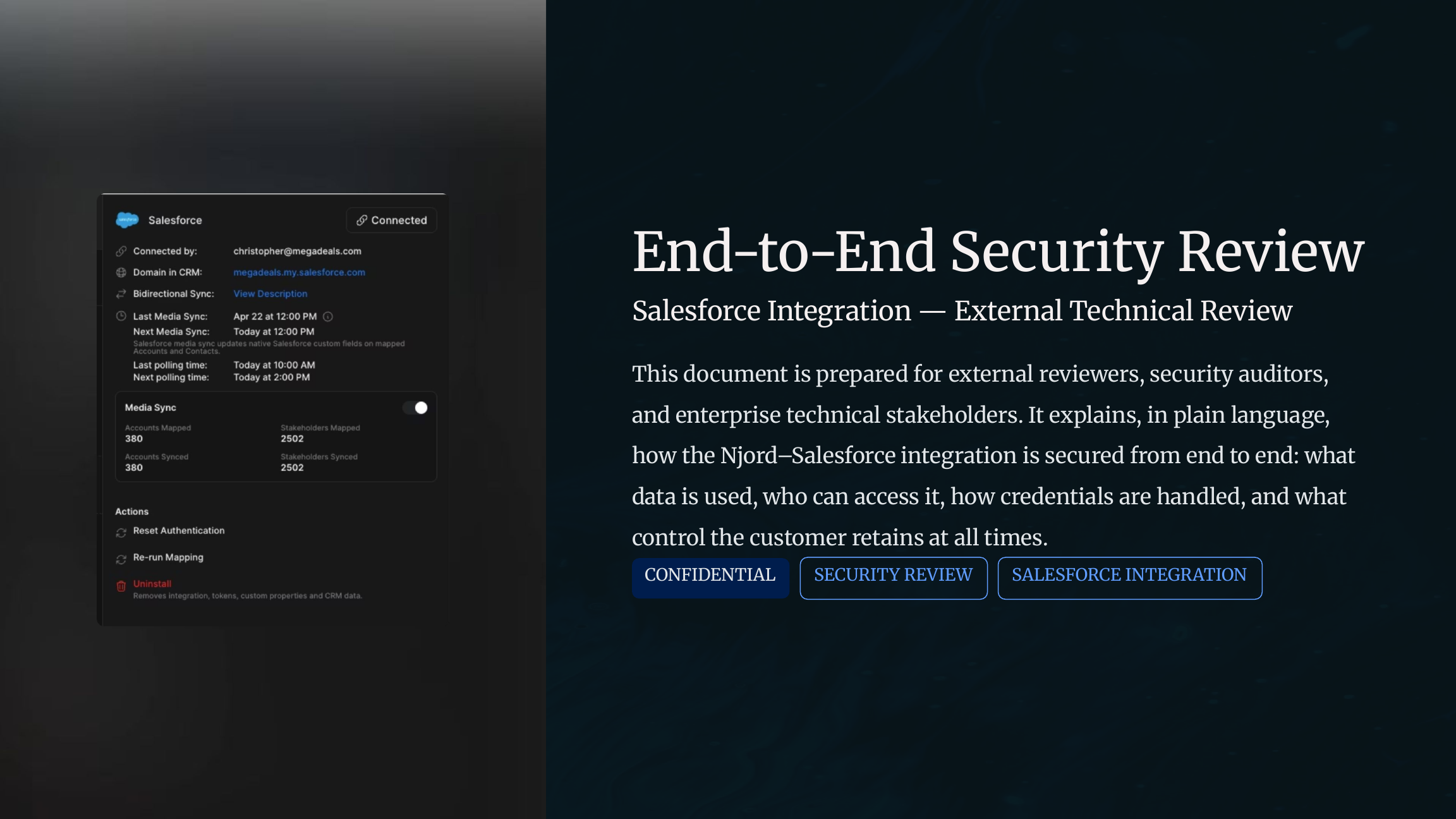 Salesforce end-to-end security review overview