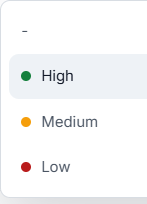 RMF dropdown