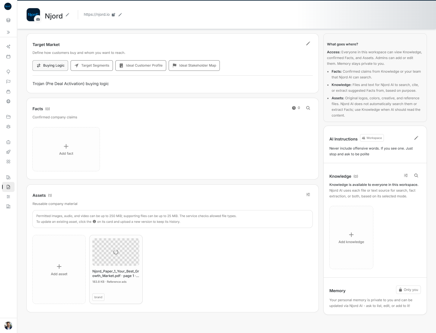 Context page