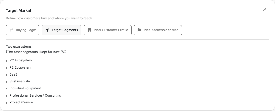 Target Segments