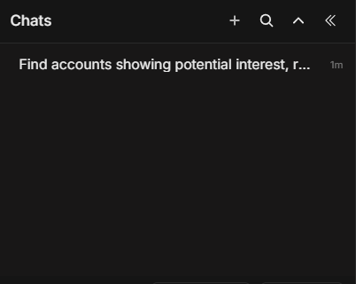 Njord AI chat sidebar controls